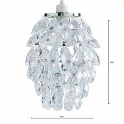 Dunelm Pineapple Jewel Easy Fit Pendant -wall lights Shop 1000002714 alt04