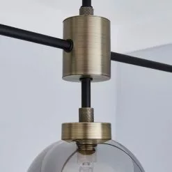 Dunelm Tanner 3 Light Black Bar Ceiling Fitting -wall lights Shop 1000076102 alt02