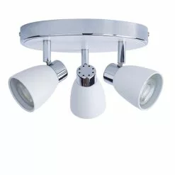 Masterlite Alto 3 Light Matt White Spotlight -wall lights Shop 1000081725 alt05