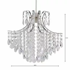 Dunelm Sheridan Jewel Easy Fit Pendant -wall lights Shop 1000084179 alt04