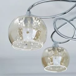 Dunelm Seychelles 5 Light Chrome Ceiling Fitting -wall lights Shop 1000093292 alt02