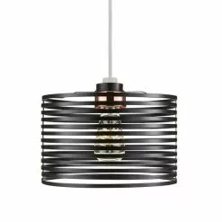 Dunelm Kiel Black Easy Fit Pendant -wall lights Shop 1000093328 alt05