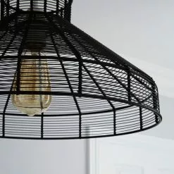 Forde Wire Black Easy Fit Pendant -wall lights Shop 1000111805 alt02