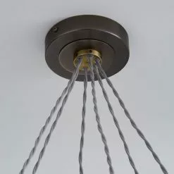 Dunelm Marsden Industrial 6 Light Hoop Antique Brass Ceiling Fitting -wall lights Shop 1000111933 alt03