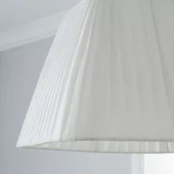 Dunelm Square Pleat Lamp Shade 30cm Ivory -wall lights Shop 1000112099 alt02