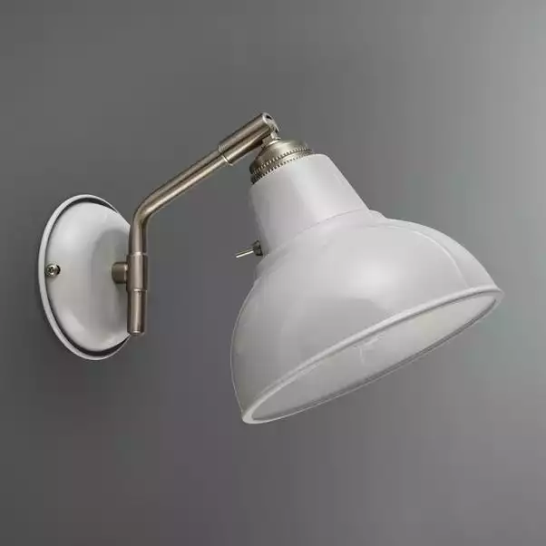 Dunelm Bradwell Dove Grey Wall Light 4 Dunelm Bradwell Dove Grey Wall Light - Image 2