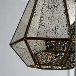 Dunelm Bemus Mercury Glass Easy Fit Pendant -wall lights Shop 1000119709 alt02