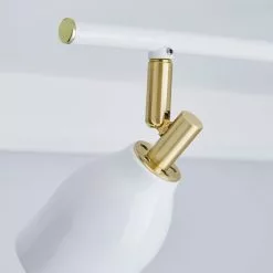 Dunelm Clio 4 Light White Spotlight Bar -wall lights Shop 1000119712 alt02