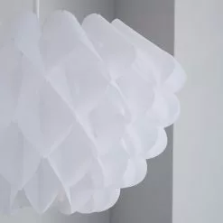 Dunelm Sochi Honeycombe White Easy Fit Pendant -wall lights Shop 1000119928 alt02