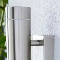 Dunelm Billy PIR Sensor Chrome Outdoor Wall Light -wall lights Shop 1000137335 alt03