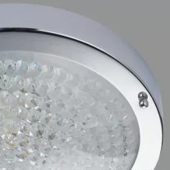 Dunelm Aegean Crystal Bathroom Flush Ceiling Fitting -wall lights Shop 1000137343 alt03