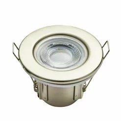 Dunelm Basics 1 Light Integrated LED Satin Nickel Recess Light -wall lights Shop 1000137359 alt02