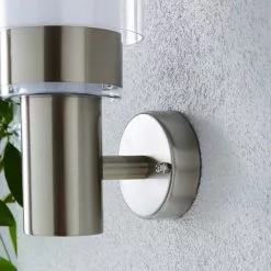 Dunelm Adoni Steel Outdoor Wall Light -wall lights Shop 1000137364 alt02