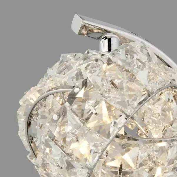 Dunelm Cecilie Glass Wall Light 6 Dunelm Cecilie Glass Wall Light - Image 4