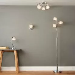 Dunelm Cecilie Glass Wall Light 13 Dunelm Cecilie Glass Wall Light -wall lights Shop 1000137375 alt05