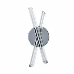 Dunelm Tassani 2 Light Integrated LED Bubble Glass Wall Light -wall lights Shop 1000137384 alt04