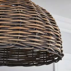 Dunelm Lari Split Weave Grey Easy Fit Pendant -wall lights Shop 1000139117 alt02