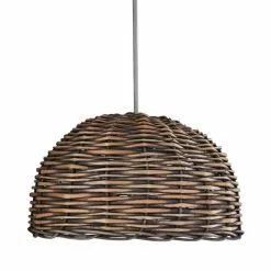 Dunelm Lari Split Weave Grey Easy Fit Pendant -wall lights Shop 1000139117 alt04