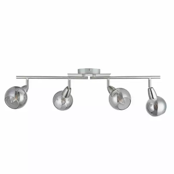 Dunelm Tia 4 Light Nickel Spotlight Bar 7 Dunelm Tia 4 Light Nickel Spotlight Bar - Image 5