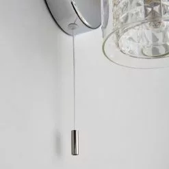 Dunelm Hylton Glass Bathroom Wall Light -wall lights Shop 1000149066 alt03