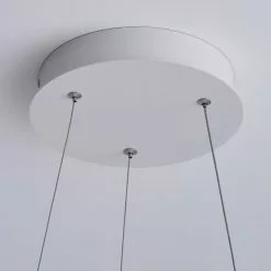 Dunelm Mickie 1 Light Integrated LED Hoop White Ceiling Fitting -wall lights Shop 1000149070 alt03