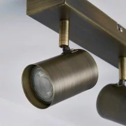 Dunelm Newark 4 Light Antique Bronze Spotlight Bar 10 Dunelm Newark 4 Light Antique Bronze Spotlight Bar -wall lights Shop 1000149076 alt02