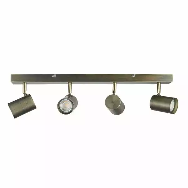 Dunelm Newark 4 Light Antique Bronze Spotlight Bar 7 Dunelm Newark 4 Light Antique Bronze Spotlight Bar - Image 5