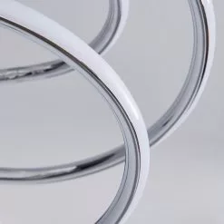 Dunelm Byron Integrated LED Swirl Chrome Ceiling Fitting -wall lights Shop 1000149085 alt02