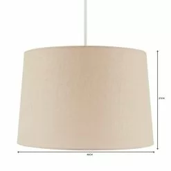 Dunelm Sara Lamp Shade 40cm Natural -wall lights Shop 1000149109 alt06