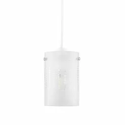 Dunelm Grayson Dot Glass White Easy Fit Pendant -wall lights Shop 1000149113 alt05
