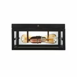 Dunelm Aneska 2 Light Black And Copper Flush Ceiling Fitting -wall lights Shop 1000149129 alt05