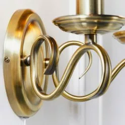 Vogue Lighting Vogue Bernice 2 Light Wall Light Antique Brass -wall lights Shop 1000156380 alt04