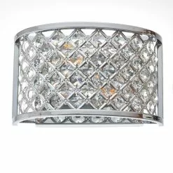 Vogue Lighting Vogue Hudson 2 Light Crystal Wall Light -wall lights Shop 1000156385 alt01