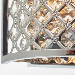 Vogue Lighting Vogue Hudson 2 Light Crystal Wall Light -wall lights Shop 1000156385 alt02