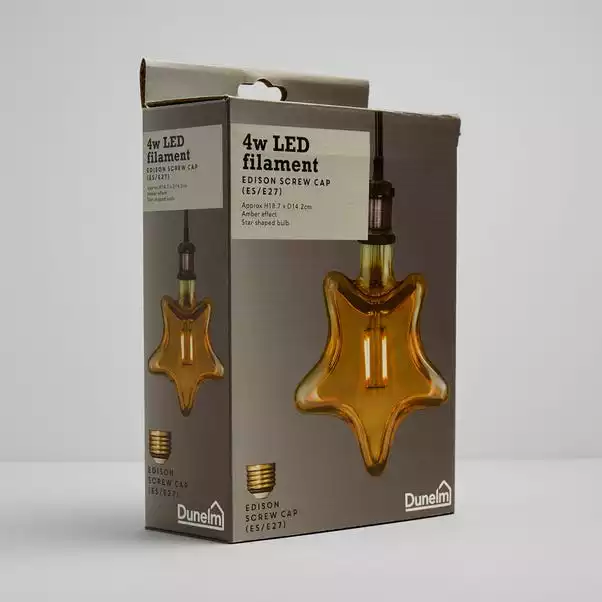 Status 4 Watt LED ES 28cm Star Shape Bulb 7 Status 4 Watt LED ES 28cm Star Shape Bulb - Image 5