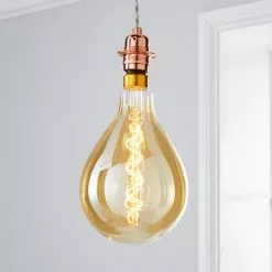 Status 6.5 Watt PS165 ES 28cm Dimmable Spiral Filament XL Bulb 8 Status 6.5 Watt PS165 ES 28cm Dimmable Spiral Filament XL Bulb -wall lights Shop 1000156415 alt02