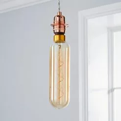 Status 6.5 Watt T20 ES 28cm Dimmable Spiral Filament Bulb -wall lights Shop 1000156416 alt03