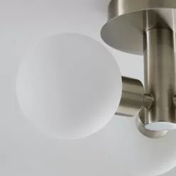 Dunelm Hamptworth 3 Light Frosted Glass Semi-Flush Ceiling Fitting -wall lights Shop 1000157751 alt02