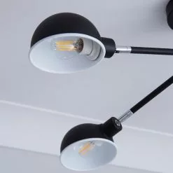 Elements Borr 5 Light Black Ceiling Fitting 10 Elements Borr 5 Light Black Ceiling Fitting -wall lights Shop 1000157756 alt02