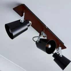 Dunelm Johan 3 Light Black Spotlight Bar -wall lights Shop 1000157759 alt03