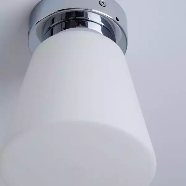 Dunelm Delavin 1 Light Pendant Frosted Glass Flush Ceiling Fitting 5 Dunelm Delavin 1 Light Pendant Frosted Glass Flush Ceiling Fitting - Image 3