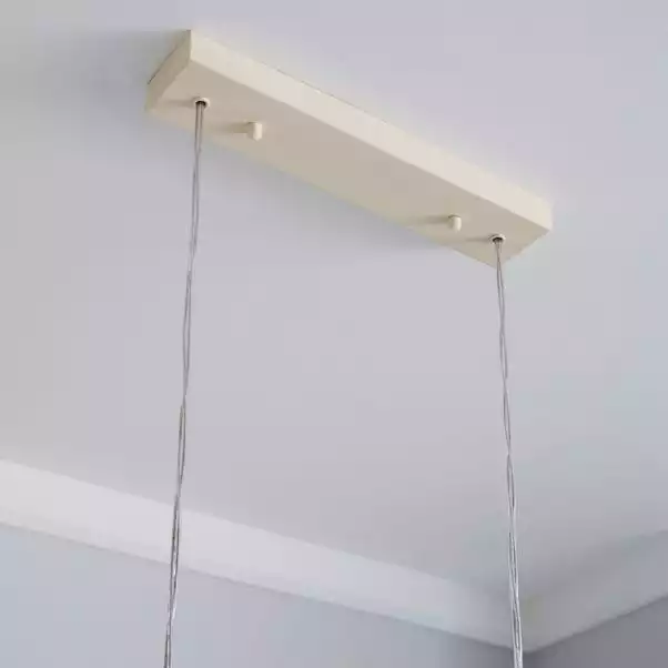 Dunelm London 3 Light Cream Industrial Diner Ceiling Fitting 5 Dunelm London 3 Light Cream Industrial Diner Ceiling Fitting - Image 3