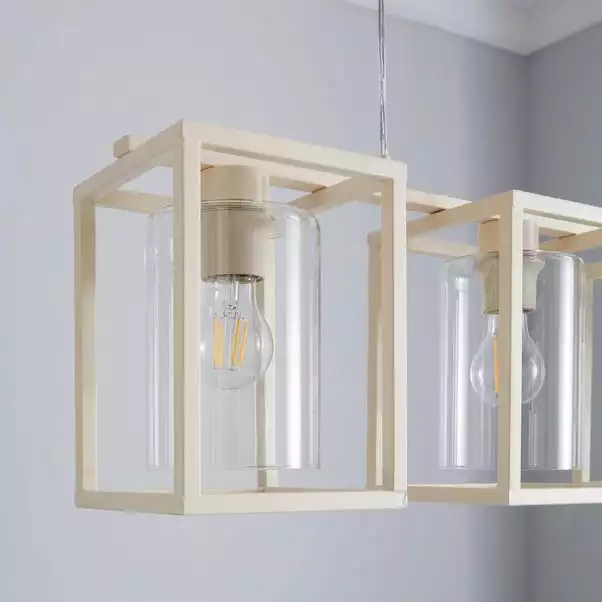 Dunelm London 3 Light Cream Industrial Diner Ceiling Fitting 6 Dunelm London 3 Light Cream Industrial Diner Ceiling Fitting - Image 4