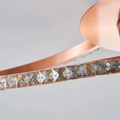 Dunelm Oria 3 Light Integrated LED Jewel Rose Gold Ceiling Fitting 9 Dunelm Oria 3 Light Integrated LED Jewel Rose Gold Ceiling Fitting -wall lights Shop 1000158435 alt02