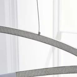 Dunelm Marcella 2 Light Integrated LED Hoops Chrome Ceiling Fitting -wall lights Shop 1000158437 alt02