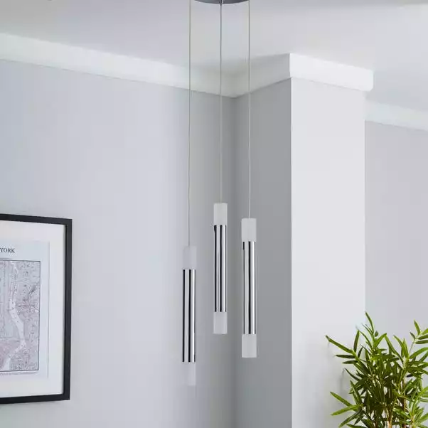 Dunelm Zarah 3 Light Integrated LED Cluster Ceiling Fitting 4 Dunelm Zarah 3 Light Integrated LED Cluster Ceiling Fitting - Image 2