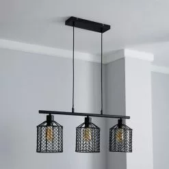 Dunelm Siena 3 Light Diner Ceiling Fitting -wall lights Shop 1000158450 alt01