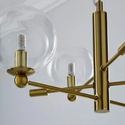 Elements Nour 3 Light Antique Brass Ceiling Fitting -wall lights Shop 1000158452 alt02