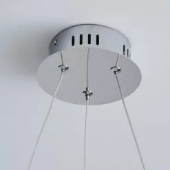 Dunelm Clee Etched Integrated LED Hoop Ceiling Fitting -wall lights Shop 1000158480 alt03