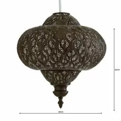Dunelm Lucena Bronze Easy Fit Pendant -wall lights Shop 1000158666 alt04